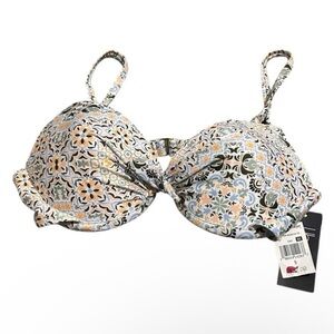 Woman’s Ibiza Swim Bikini Top Size Small Floral